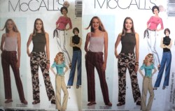3615 LOW RISE PANTS,SASH, ATTACHED BELT PATTERN 12=18